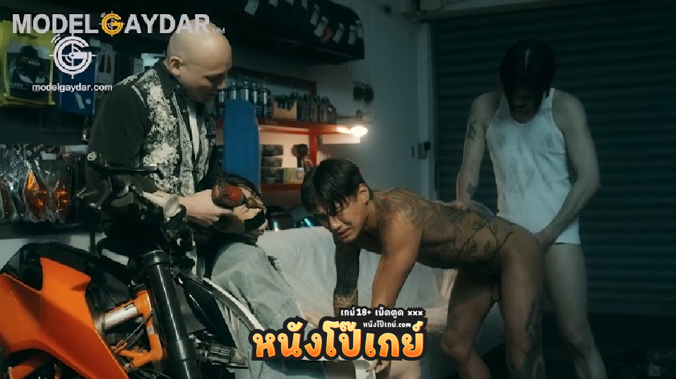 คลิปโป๊เกย์ญี่ปุ่น เด็กช่างหนุ่มหล่อถูกเจ้าของอู่ซ่อมรถเกย์ข่มขืนจับเย็ดคาอู่เลย